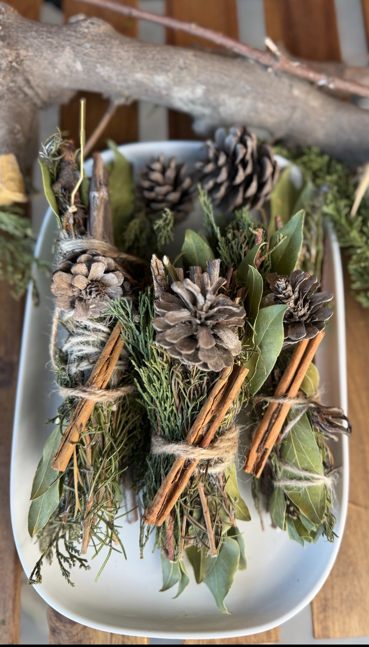 Wild Altar Fire Starters — Pine, Bay and Cinnamon (Handmade)